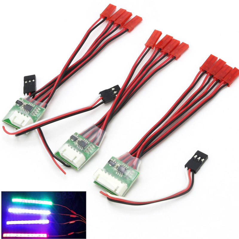 Drone Beacon Light - 3S 4S 6S RC防水LEDストリップライトコントローラー（RCドローン/RC飛行機用）