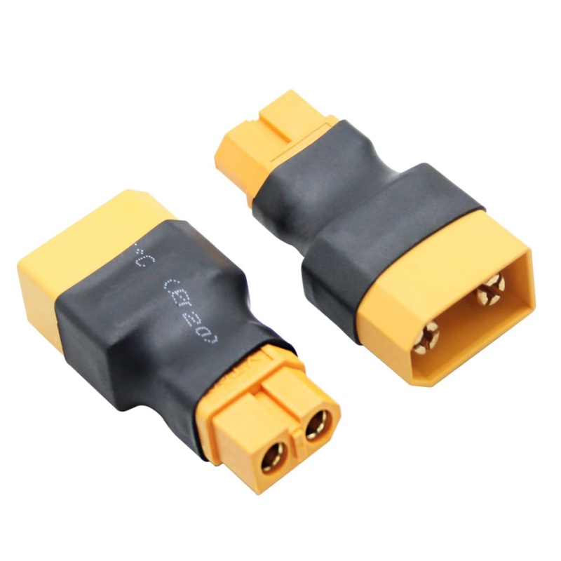 Drone Battery Adapter - 2個入り/1セット XT90 オス-メス - XT60 オス-メス