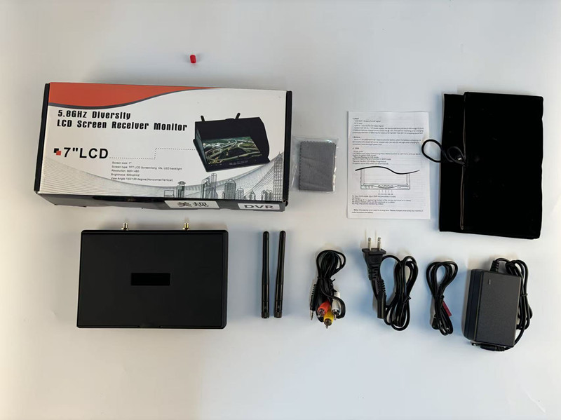Drone Controller Screen - 5.8G FPV DVR LS5802D 7インチモニター LCDスクリーン