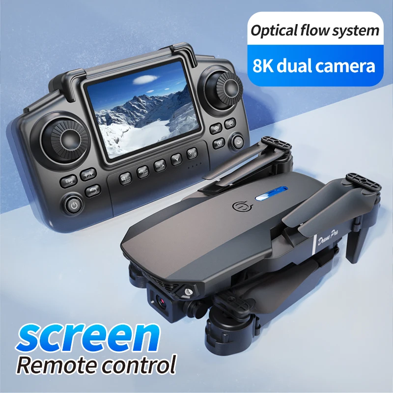 プロフェッショナルE88 PROドローン、スクリーン付き8K - Drone Controller Screen のレビューと価格
