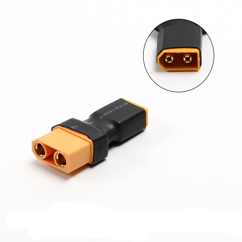 2個入り/1セット XT90 オス-メス - XT60 オス - Drone Battery Adapter のレビューと価格
