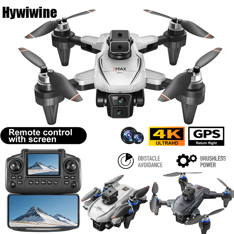 GPS RC ドローン スクリーン付き 4K プロフェッショ - Drone Controller Screen のレビューと価格