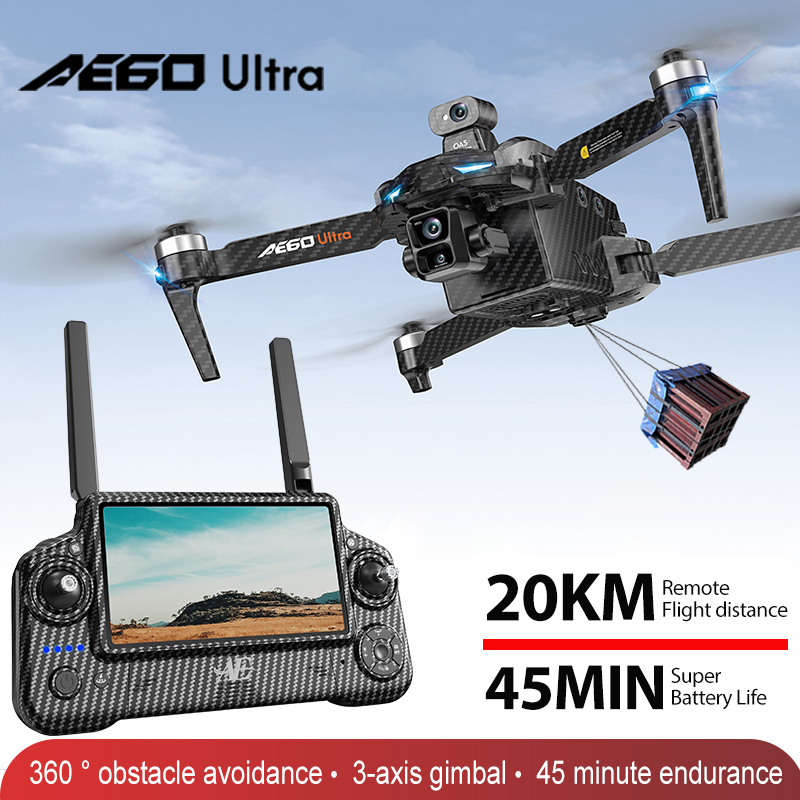 AE60 GPSドローン プロフェッショナル 8Kカメラ 3 - Drone Battery Adapter のレビューと価格