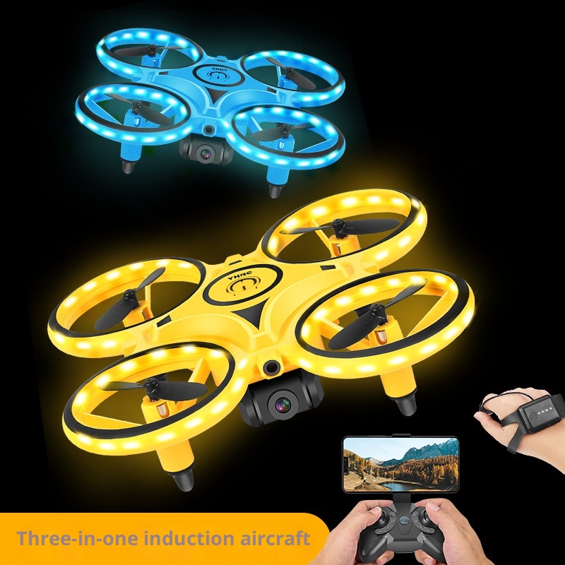 電動ジェスチャー制御ドローンおもちゃ、ライト付きスマートRC - Drone Beacon Light のレビューと価格