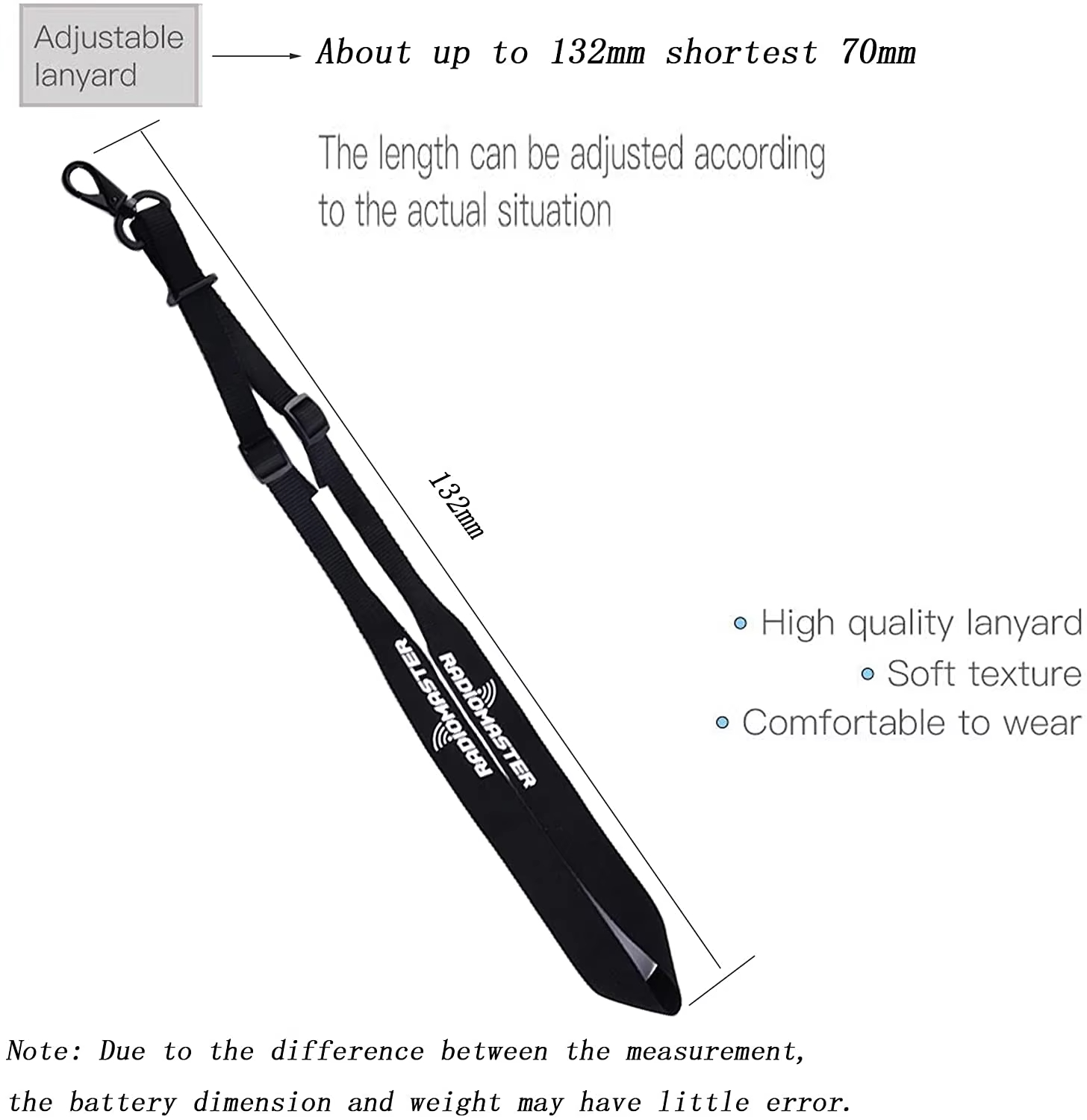Radiomaster ラジオ送信機用ネックストラップベルト - Drone Neck Strap のレビューと価格
