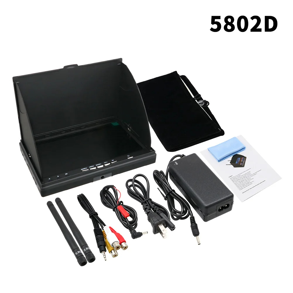 5.8G FPV DVR LS5802D 7インチモニター  - Drone Controller Screen のレビューと価格